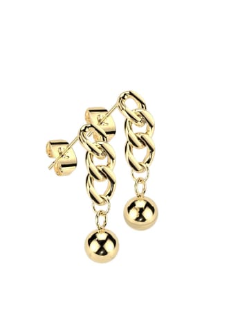 Bungsa Ohrstecker in Gold