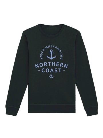 F4NT4STIC Sweatshirt Nordsee Knut & Jan Hamburg in schwarz