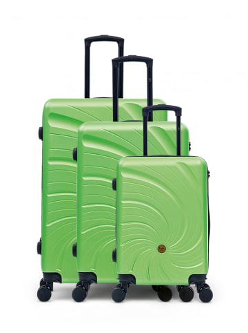 Les P´tites Bombes 3 tlg. Kofferset SERENA in Grün (95L/64L/37L)