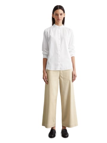 Marc O'Polo Stehkragenbluse relaxed in Weiß