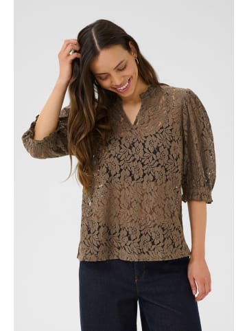 Cream Bluse kurzarm CRKaspis A-shape in Canteen