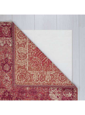 KADIMA DESIGN Vielseitiger Vintage Teppich für jeden Raum in Rosa