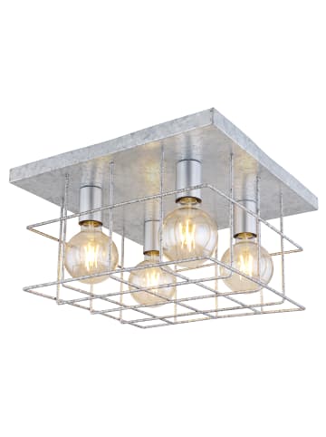 Globo lighting Deckenleuchte "MERRIL" in silver