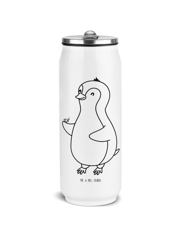 Mr. & Mrs. Panda Thermoflasche Pinguin Marienkäfer ohne Spruch in Weiß