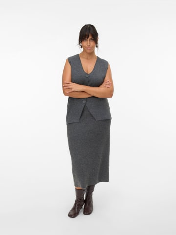 Vero Moda Strickrock in Medium Grey Melange