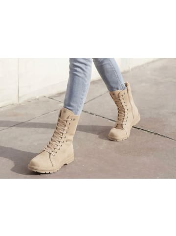 LASCANA Stiefelette in beige