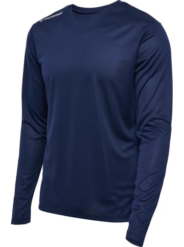 Hummel T-Shirt "Hmlrun Jersey L/S" in Schwarz