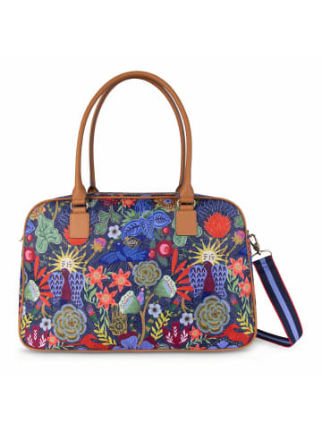 Oilily Schokland Treasues Carine Schultertasche 42 cm in patriot blue