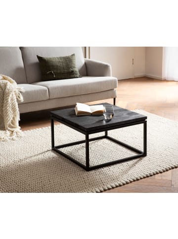 KADIMA DESIGN Couchtisch 60x60x35 cm Mango Massivholz / Metall Sofatisch