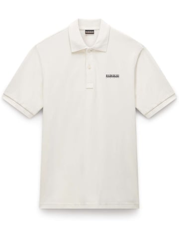 Napapijri Polo "E-Small Box Ss" in Beige