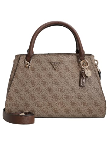 Guess Noelle II - Henkeltasche 31.5 cm (coal logo) in latte logo/brown