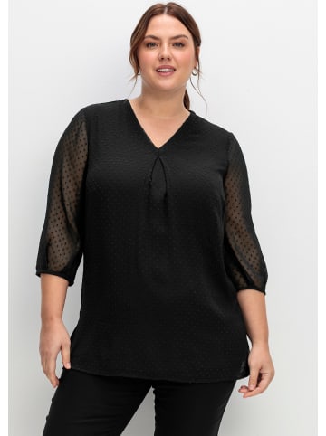 sheego Tunika in schwarz