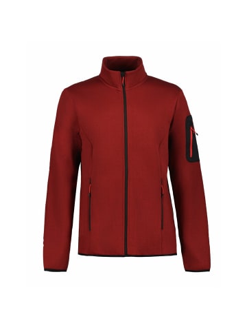 Icepeak Bredstedt Midlayer Jacke Kapuze in Rot
