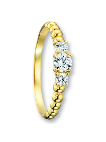 ONE ELEMENT  Zirkonia Ring aus 333 Gelbgold in gold