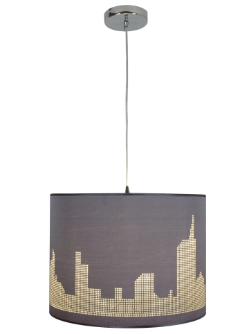 näve Pendelleuchte "Manhattan" Ø 40 cm in Schwarz