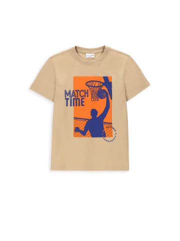 Coccodrillo T-Shirt mit kurzen Ärmeln in beige