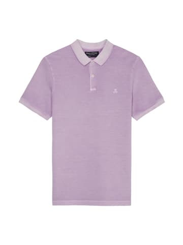 Marc O'Polo Kurzarm-Poloshirt Piqué shaped in lilac lust