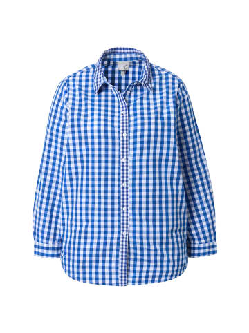 Ulla Popken Trachtenbluse in royalblau