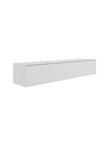 CALICOSY TV-Möbel ORÉLIA in Weiß - (W) 200  x (H) 36  x (L) 43  cm