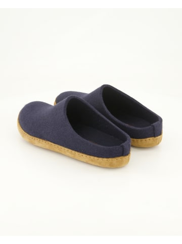 HAFLINGER Offene Hausschuhe in Blau
