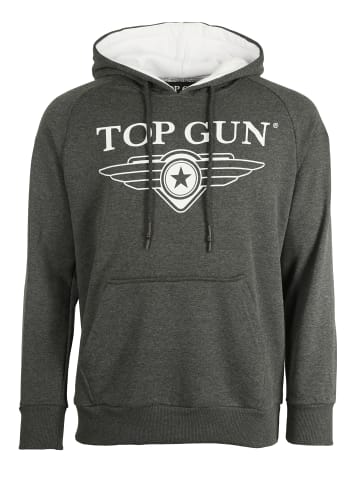 TOP GUN Hoodie TG20201043 in anthracite