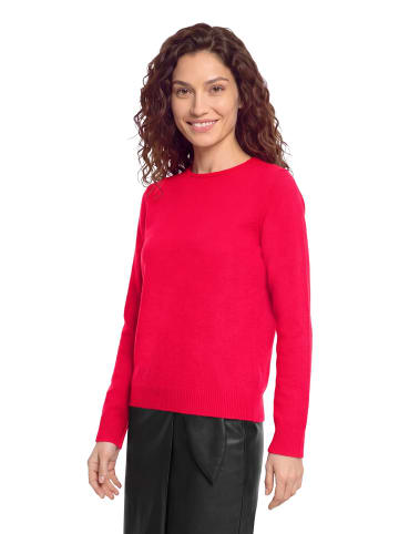 CARTOON Kaschmir-Pullover mit Rundhalsausschnitt in Rot