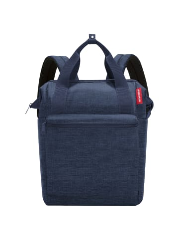 Reisenthel travelling allrounder R - Rucksack 40 cm (leo vanilla) in twist navy