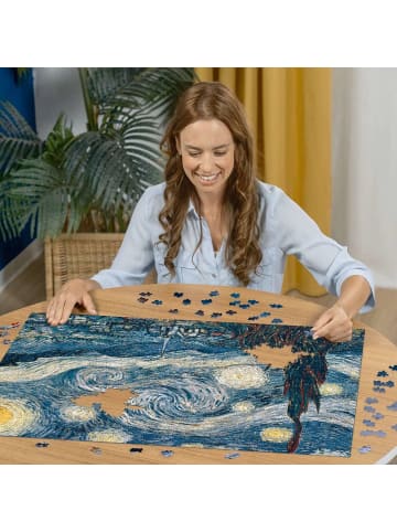 Ravensburger Puzzle 1.500 Teile 1500 Teile - Vincent van Gogh, Sternennacht (1889) Ab 14 Jahre in bunt