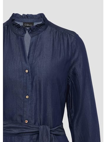 s.Oliver BLACK LABEL Kleid lang in Blau