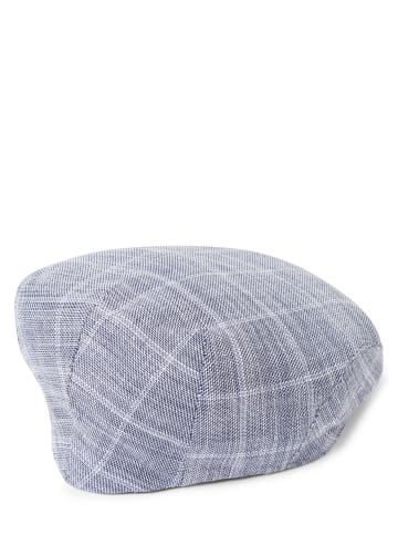 Nils Sundström Schiebermütze in grau blau - 0001