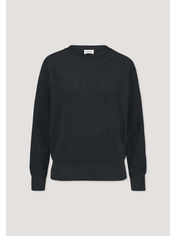 Hessnatur Hessnatur Pullover Relaxed BETTER RECYCLING aus Cashmere mit Recycling-Anteil in schwarz