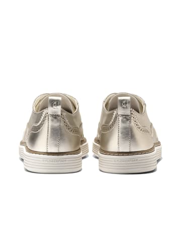 Cole Haan Schnürschuhe ORIGINAL GRAND CAMARIN WINGTIP OXFORDS in GOLD METALLICIVORY