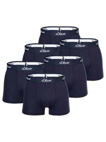 s.Oliver Boxershort 6er Pack in Marine
