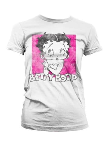 Betty Boop Shirt in Weiß