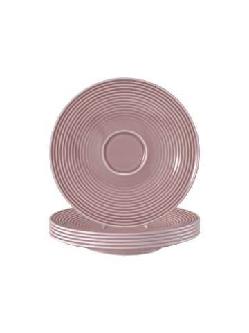 Seltmann Weiden 6er Set Untertassen Beat Color Glaze ø 16,7 cm in Fliederblau