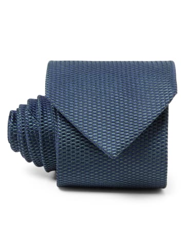 Finshley & Harding Krawatte in marine petrol - 0001