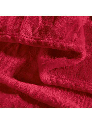 REDBEST Fleece, Microfaser Wohndecke Amarillo in rot