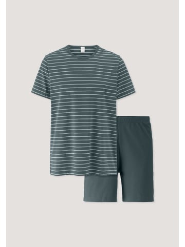 Hessnatur Hessnatur Pyjama PURE COTTON aus reiner Bio-Baumwolle in tiefseeblau