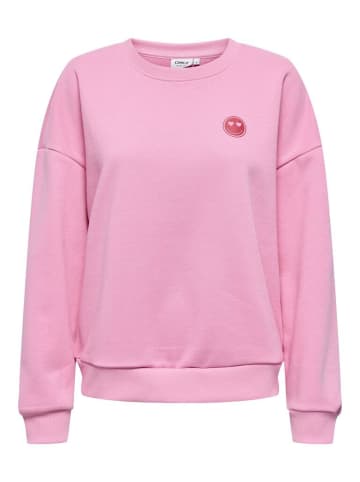 ONLY Sweatshirt in sachet pink