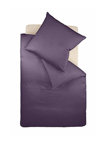 Fleuresse Hochwertige Baumwoll-Bettwäsche aus Mako-Satin in vielen Farben in lavendel