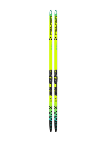 Fischer Langlauf Ski-Set in schwarz
