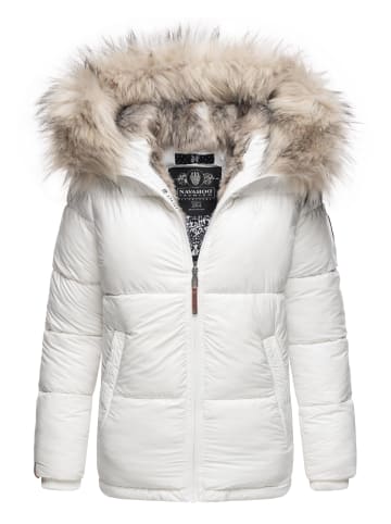 Navahoo Winterjacke Tikunaa in Weiß