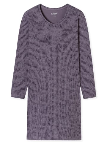 Schiesser Nachthemd Nightwear Serie in Pflaume