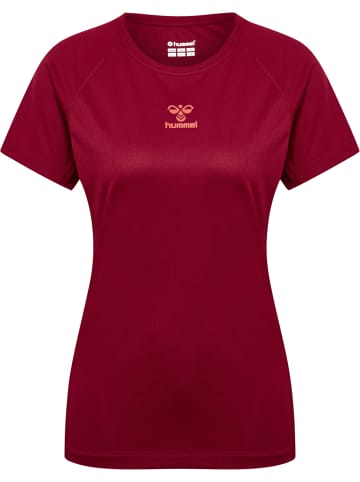 Hummel Hummel T-Shirt Hmlsprint Multisport Damen in RHUBARB