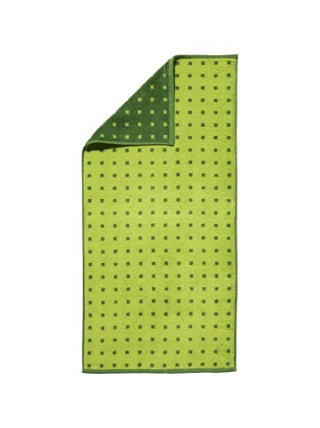 Erwin Müller Frottier, Jacquard Duschtuch 2er-Pack Sigmaringen in apfelgrün