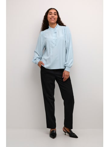 Kaffe Langarm-Bluse KAdorit in Celestial Blue
