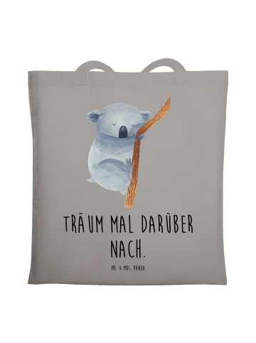 Mr. & Mrs. Panda Schultasche Koalabär mit Spruch in Light Grey