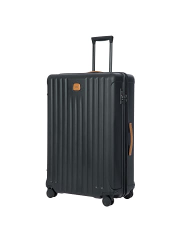 BRIC`s Capri - 4-Rollen-Trolley 81 cm (silver) in schwarz