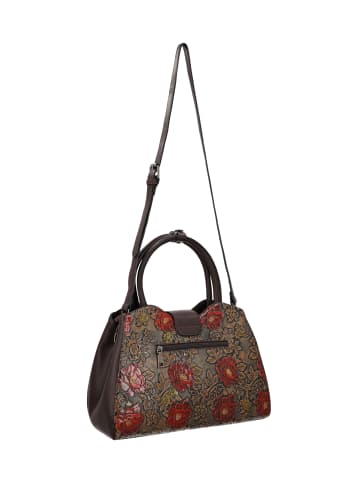 usha FESTIVAL Women Handbag in Brown Yellow