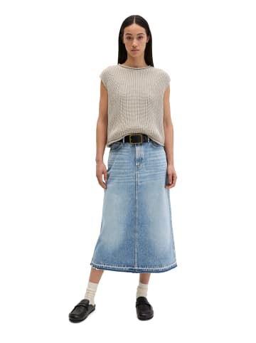 Marc O'Polo Langer Jeansrock A-Shape in Light Blue